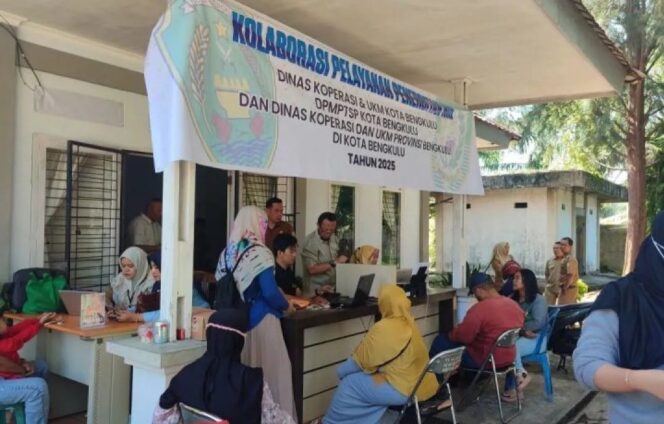 
					Pelaku UMKM di Kota Bengkulu yang memanfaatkan program penerbitan NIB gratis