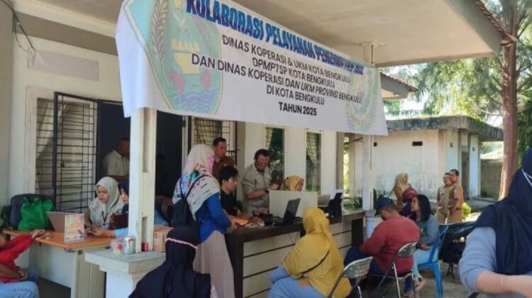 Pelaku UMKM di Kota Bengkulu yang memanfaatkan program penerbitan NIB gratis