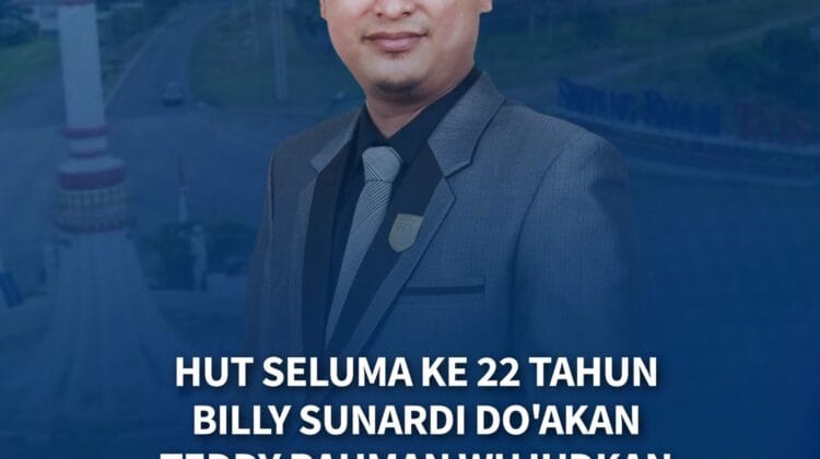 Hut Seluma Ke-22 Tahun, Billy Sunardi Do’akan Teddy Rahman Wujudkan Seluma Emas