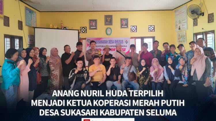 Anang Nuril Huda Terpilih Menjadi Ketua Koperasi Merah Putih Desa Sukasari Kabupaten Seluma