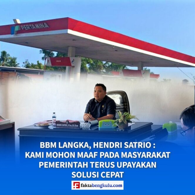 
					BBM Langka, Hendri Satrio: Kami Mohon Maaf Pada Masyarakat, Pemerintah Terus Upayakan Solusi Cepat
