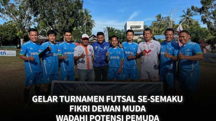 Gelar Turnamen Futsal Se-SeMaKu, Fikri Dewan Muda Wadahi Pontensi Pemuda