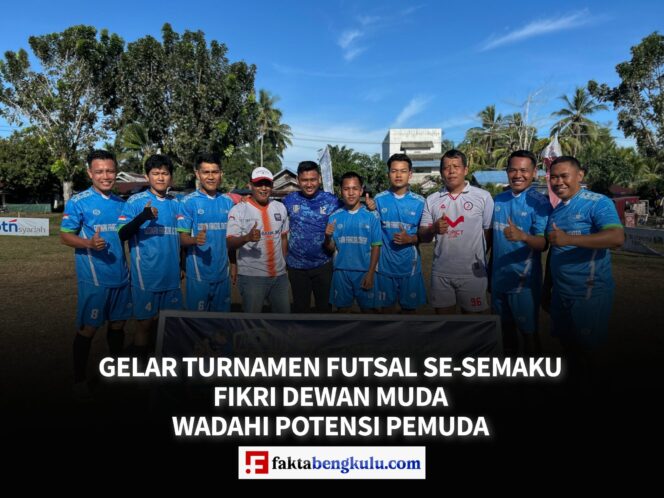 Gelar Turnamen Futsal Se-SeMaKu, Fikri Dewan Muda Wadahi Pontensi Pemuda