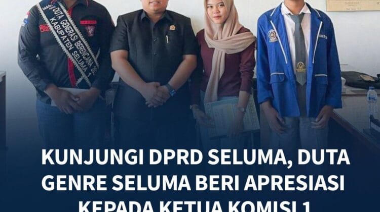 Kunjungi DPRD Seluma, Duta GenRe Seluma Beri Apresiasi Kepada Ketua Komisi 1