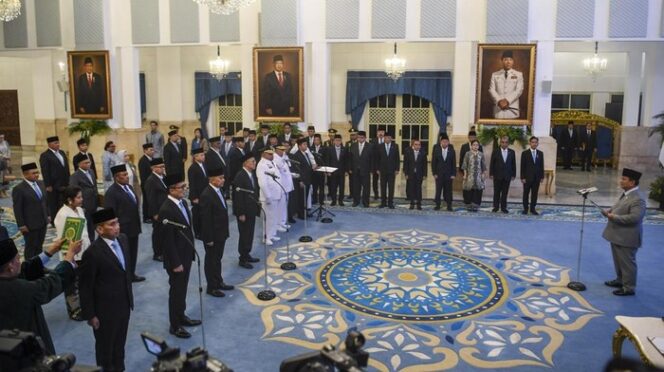 Prabowo Tambah “Tenaga Baru”: Dua Wamen, Dua Stafsus, dan 10 Dubes Resmi Dilantik