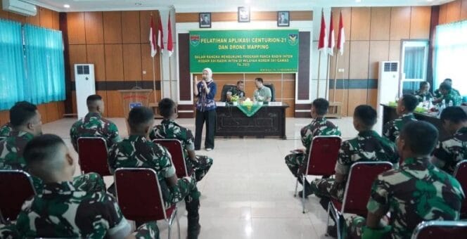 
Korem 041/Gamas Perkuat Kemampuan Digital Prajurit Melalui Pelatihan Centurion-21 dan Drone Mapping