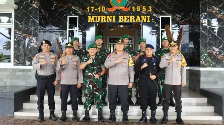 Sinergi TNI-Polri Diperkuat: Wakapolda Bengkulu Kunjungi Yonif 144/Jaya Yudha