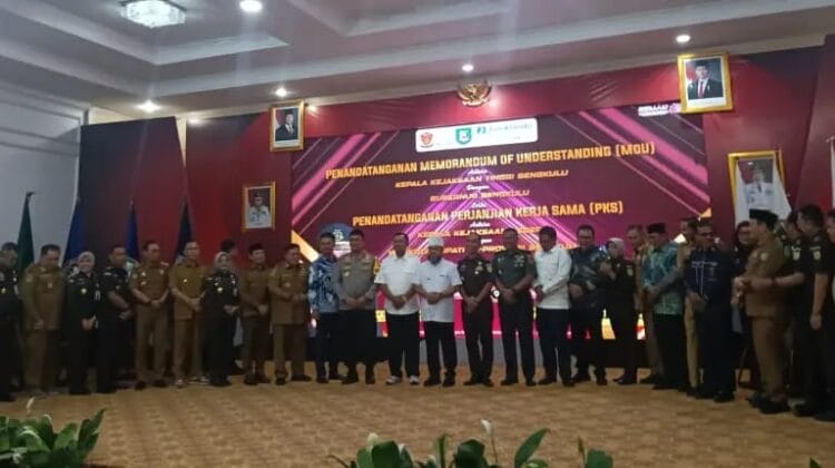 Penandatanganan MoU Pidana Kerja Sosial: Langkah Menuju Penegakan Hukum yang Humanis di Bengkulu