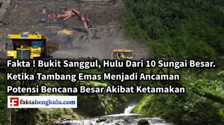 Fakta ! Bukit Sanggul, Hulu Dari 10 Sungai Besar. Ketika Tambang Emas Menjadi Ancaman, Potensi Bencana Besar Akibat Ketamakan