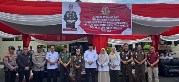 Kejaksaan Negeri Bengkulu Musnahkan Barang Bukti Inkracht, Bukti Akuntabilitas Penegakan Hukum