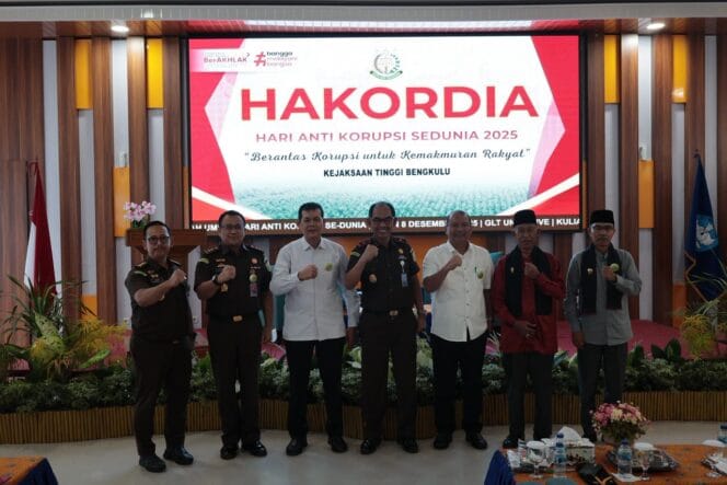 
Kejati Bengkulu Perkuat Edukasi Antikorupsi di Kampus dalam Rangka Hakordia 2025