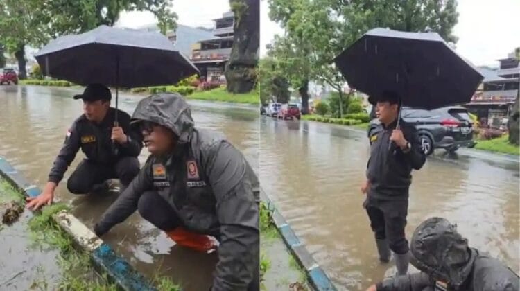 Respons Cepat Wali Kota Bengkulu: Turun Langsung Bersihkan Drainase Tersumbat Sampah