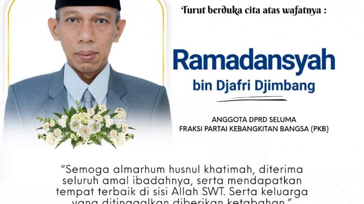 Ramadansyah Anggota DPRD Seluma Wafat, Ketua Fraksi PAN Sampaikan Duka Cita