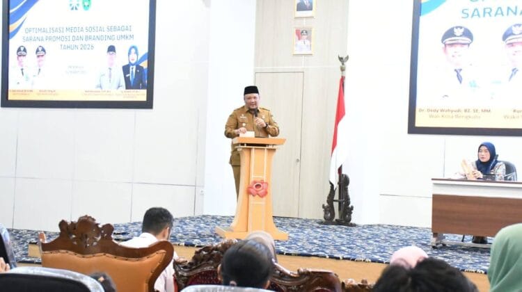 Dorong UMKM Naik Kelas, Pemkot Bengkulu Bekali 75 Pelaku Usaha Ilmu Digital Marketing