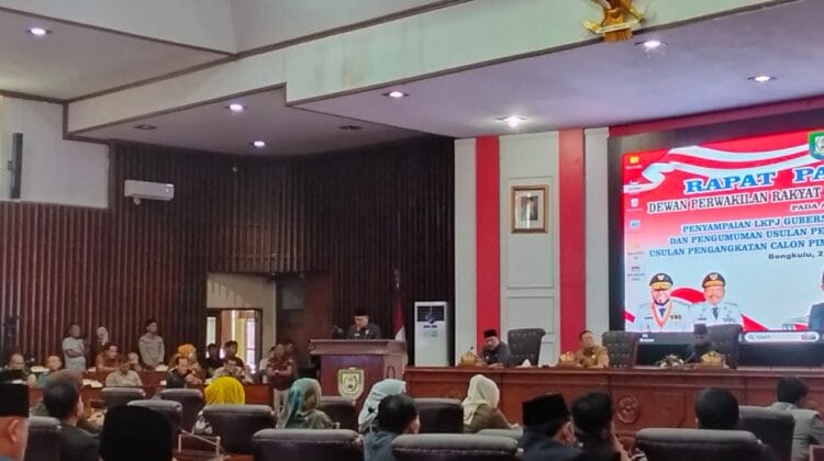 Sempat Memanas, Paripurna DPRD Provinsi Bengkulu Akhirnya Sahkan Usulan Pergantian Pimpinan