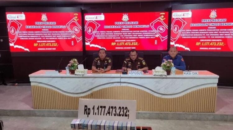 Korupsi PLTA Musi: Tersangka Kembalikan Rp1,11 Miliar, Total Penyelamatan Uang Negara Tembus Rp6,12 Miliar!