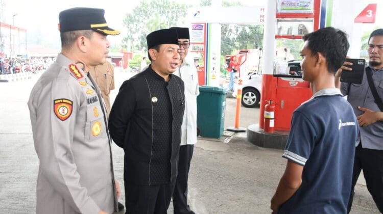 Pastikan Stok BBM Aman, Pemkot dan Polresta Bengkulu Sidak Sejumlah SPBU: Jangan Panic Buying!