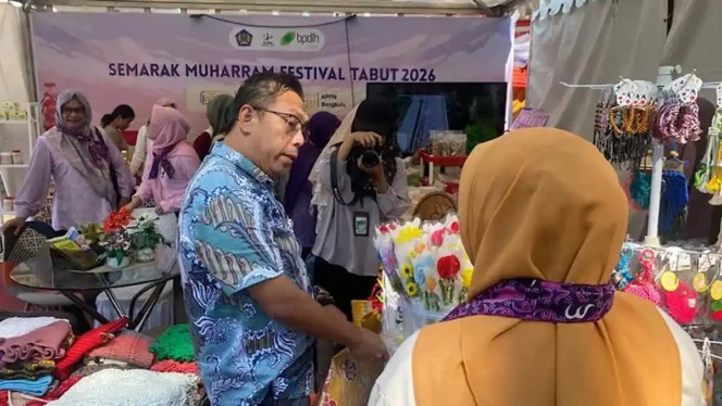
Dukung UMKM di Festival Tabut 2026, Kanwil DJPb Bengkulu Fasilitasi 23 Lapak Kreatif dengan Omzet Jutaan Rupiah