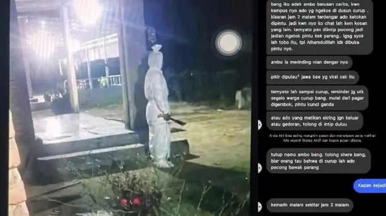 Heboh Isu Teror ‘Pocong Berparang’ di Rejang Lebong, Polisi Pastikan Belum Ada Laporan Resmi dan Buru Penyebar Hoaks