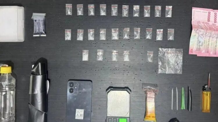 Gerebek Kosan di Kampung Kelawi, Ditresnarkoba Polda Bengkulu Amankan 2 Pria dan 26 Paket Sabu