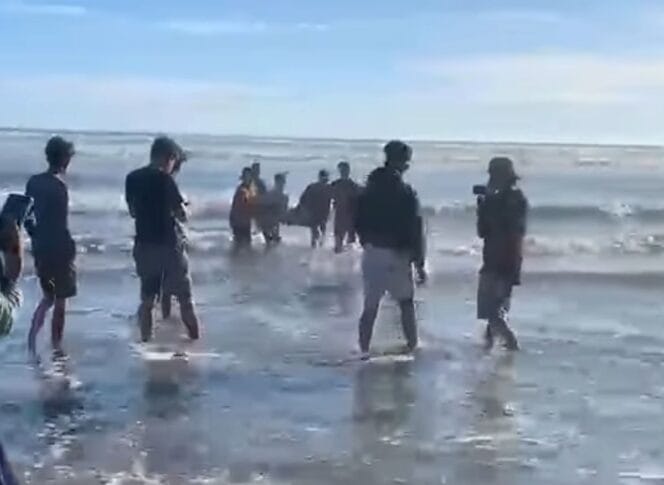 
Dua Hari Pencarian, Bocah 13 Tahun yang Tenggelam di Pantai Badri Mukomuko Ditemukan Meninggal Dunia