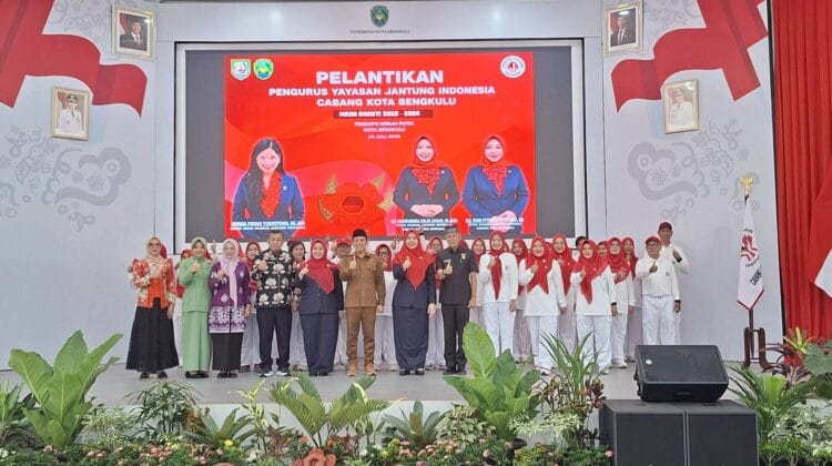 Optimalkan Balai Kota Merah Putih, YJI Kota Bengkulu Resmi Dilantik untuk Gencarkan Pola Hidup Sehat