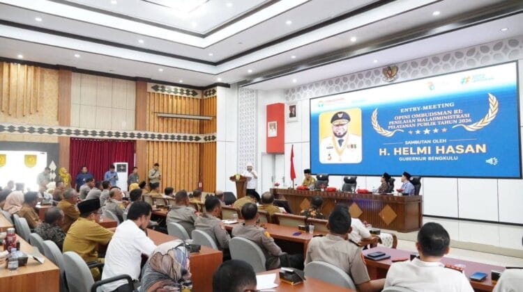Pemkot Bengkulu Perkuat Komitmen Pelayanan Publik, Ronny P.L. Tobing Hadiri Entry Meeting Ombudsman RI
