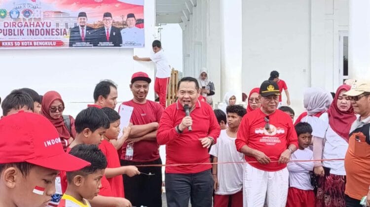 Semarak HUT ke-81 RI, Dikbud Kota Bengkulu Gelar Lomba Tingkat SD dan SMP di Bumi Merah Putih
