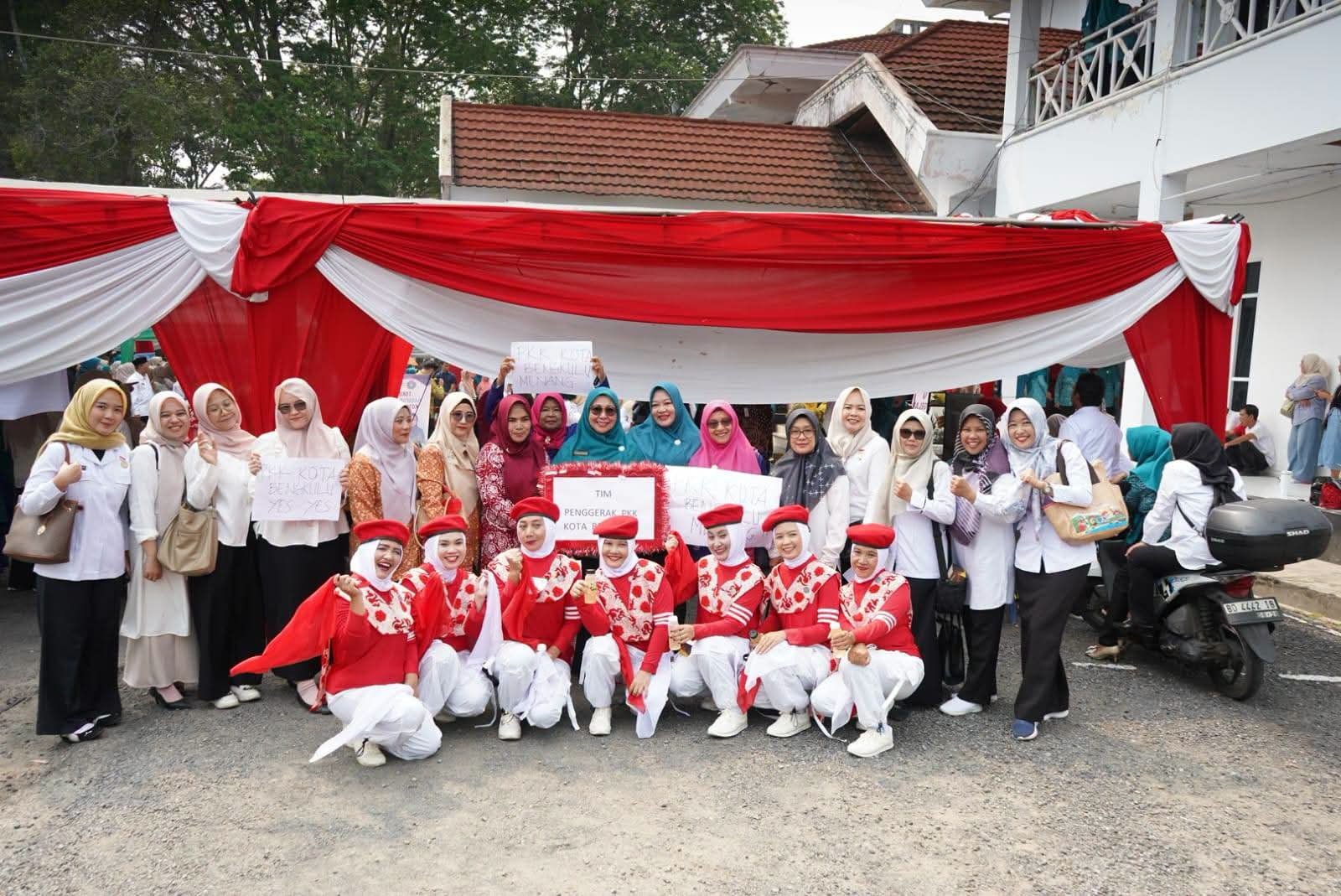 Semarak Jambore PKK 2026, TP PKK Kota Bengkulu Unjuk Gigi di Ajang Tingkat Provinsi 